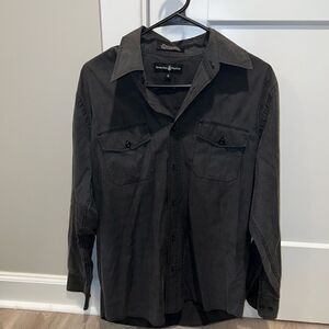 Beverly Hills Polo club black men’s button-down dress shirt